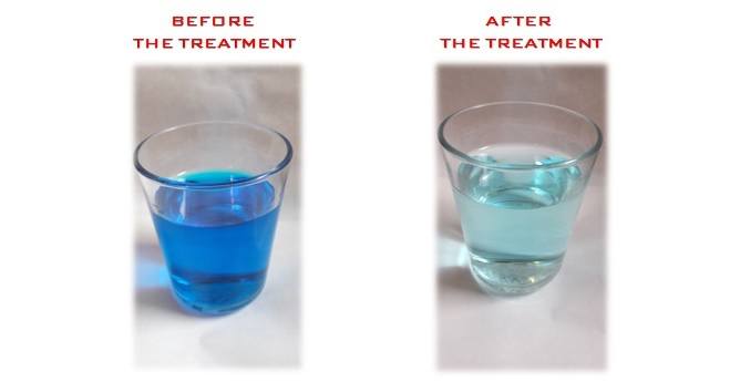 Wastewater decolorization by hydrodynamic cavitation